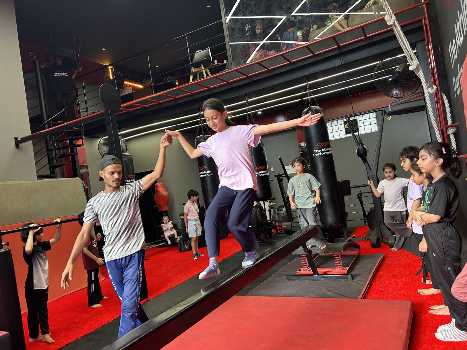 Athletic Kids Development Program session at TAP